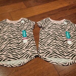 Garanimals Pink and Black Zebra Print Tee